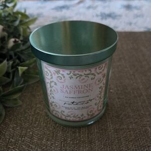 Jasmine Saffron Scented Candle - Green